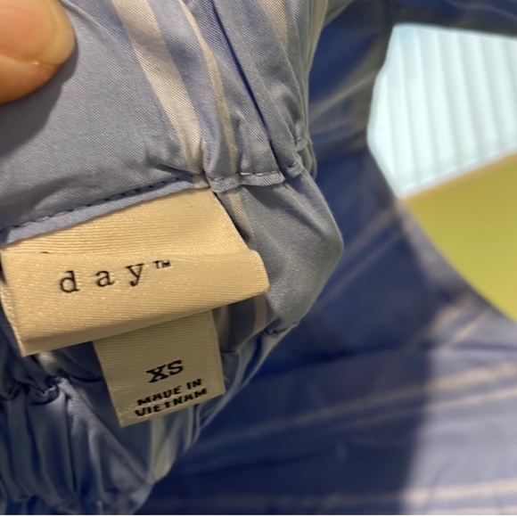 A New Day Blue Striped Sun Dress Size XS - Picture 6 of 6